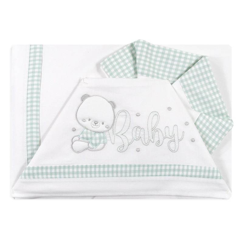 Set lenzuola per lettino baby Bruco Bruco EL2027VV