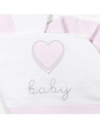 Heart - Crib Pram sheet set by Bruco Bruco EC0192RR