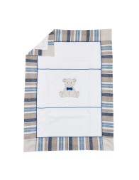 Cotton & Linen cover removable cradle pram Teneri & Belli C257