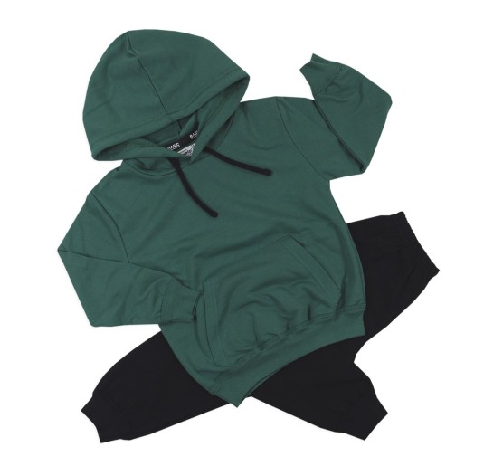 Warm interlock cotton tracksuit with hood Bip Kids 6689ABT