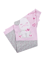 Copertina in cotone per culletta Bidibimbo CO1077