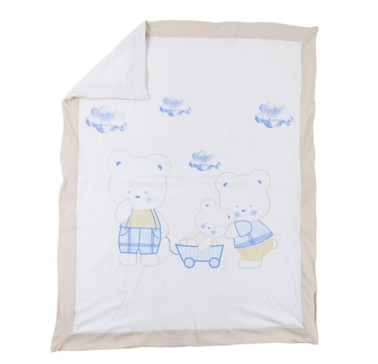 Copertina in cotone per culletta Bidibimbo CO1068 2