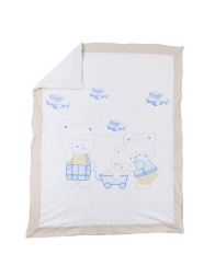 Blanket cotton for cradle pram Bidibimbo CO1068