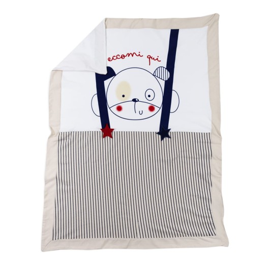 Copertina in cotone per culletta Bidibimbo CO1071 2