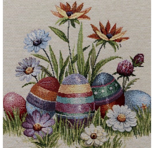 Happy Easter - gobelin cushion decor 50x50 cm 2