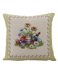 Happy Easter - Cuscino arredo in tessuto gobelin 45x45 cm