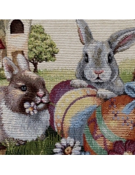 Easter - Cuscino arredo in tessuto gobelin 45x45 cm