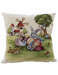 Easter - gobelin cushion decor 45x45 cm