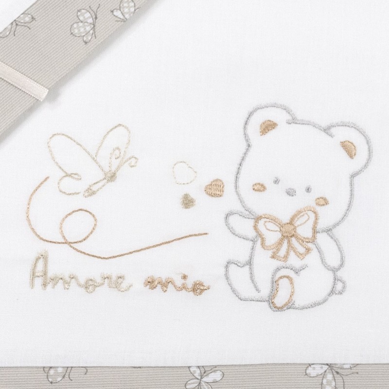 Amore Mio - Set lenzuola culletta e... Amore Mio - Set lenzuola culletta e...