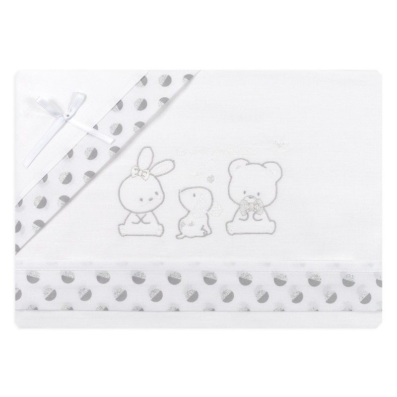 Cradle Pram sheet set Mio Piccolo LC948GR