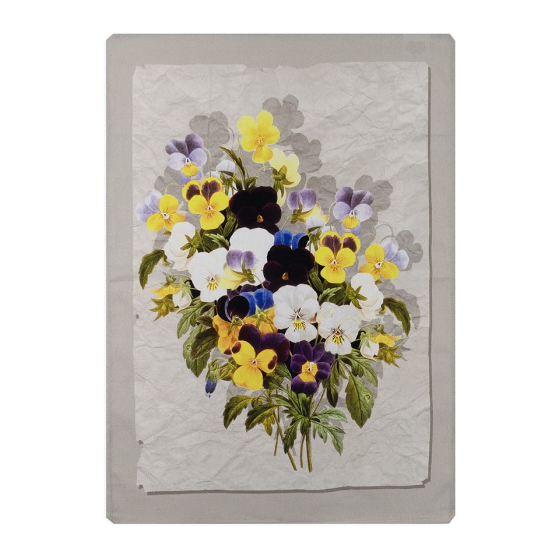 Flowers - set of 3 pure cotton dish...