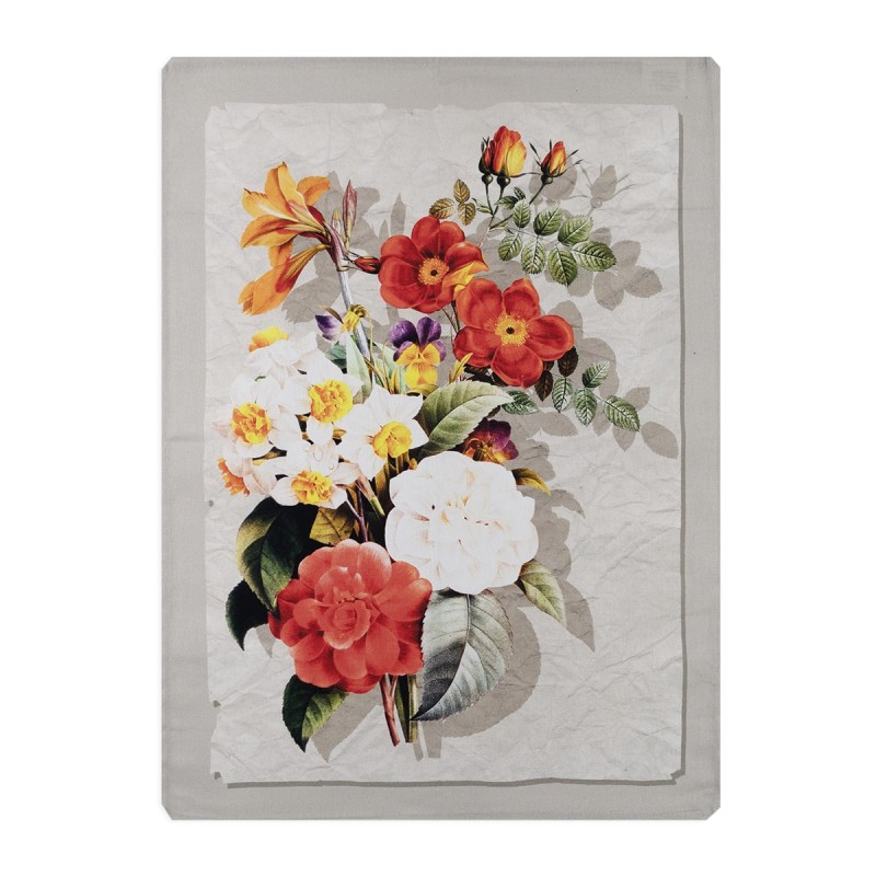 Flowers - set of 3 pure cotton dish...
