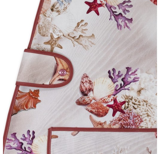Coralli - grembiule casacca Corredo Italiano Stampa Digitale 2