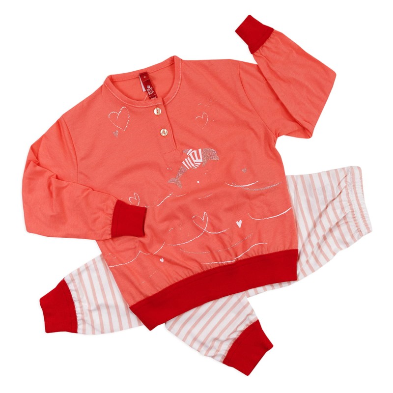 Baby Girl cotton long pajamas Bip Kids 2401CDY