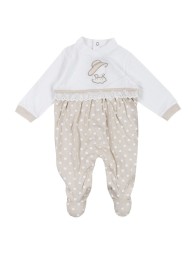 Baby onesie cotton with hearts Bidibimbo T1698A