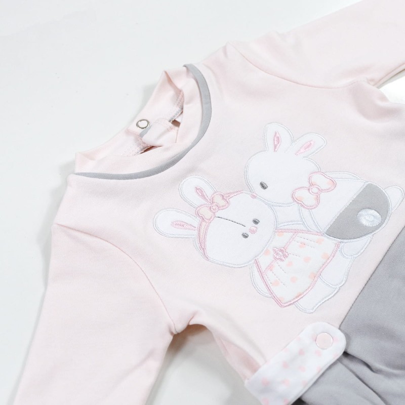 Baby girl onesie interlock cotton... Baby girl onesie interlock cotton...
