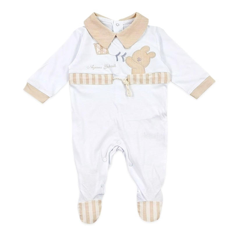 Baby Boy Onesie cotton by Nazareno Gabrielli NG361013BG