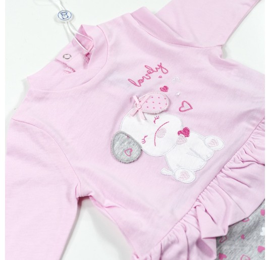 Baby Girl onesie cotton Bidibimbo T1701A 2