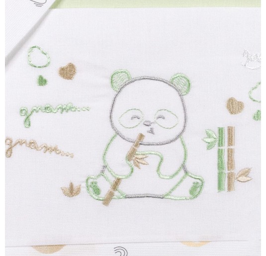 Gnam Gnam - Cradle Crib sheet set by Mio Piccolo LC951VV 2