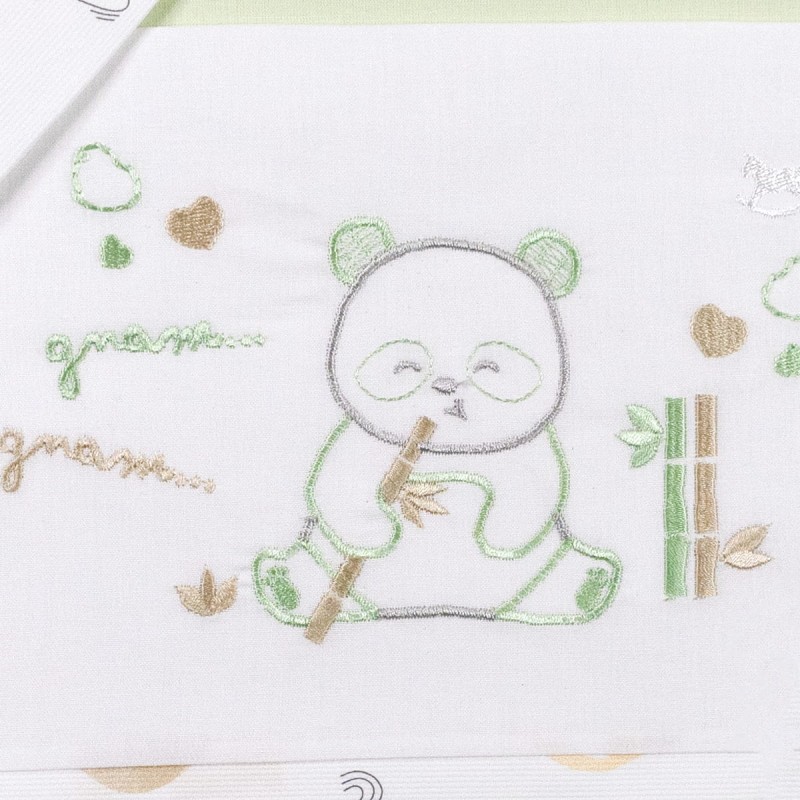 Gnam Gnam - Cradle Crib sheet set by...