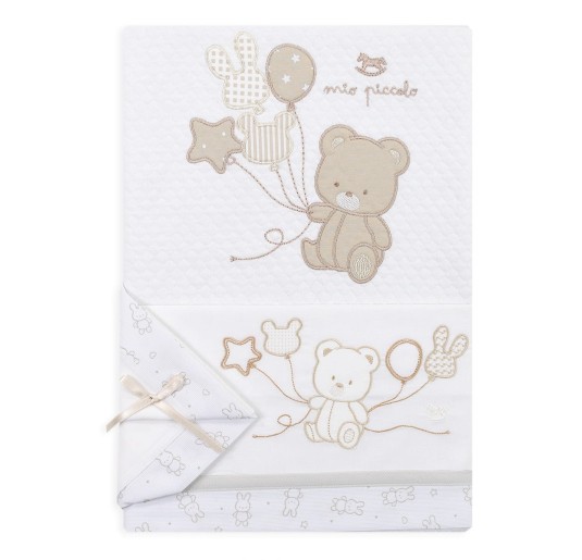 Orsetto Palloncino - coordinato culletta e carrozzina Mio Piccolo COC864 2