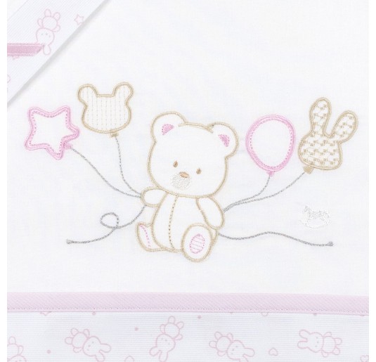 Bear & Balloon - Maxi cradle sheet set next to me NXT864RR 2