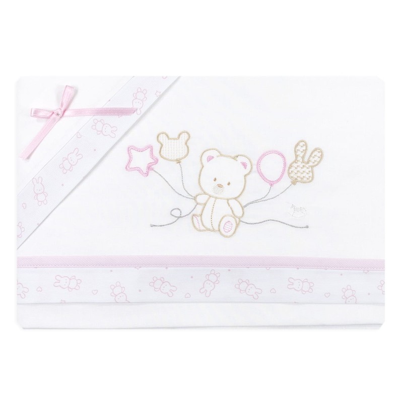 Bear & Balloon - Maxi cradle sheet set next to me NXT864RR