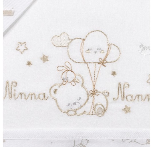 Set lenzuola culletta e carrozzina Mio Piccolo LC946BG 2