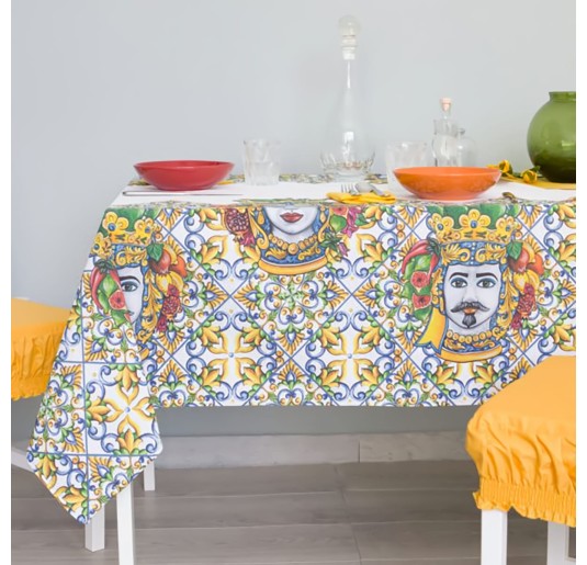Sicilia - table cloth with napkins by Corredo Italiano® -... 2