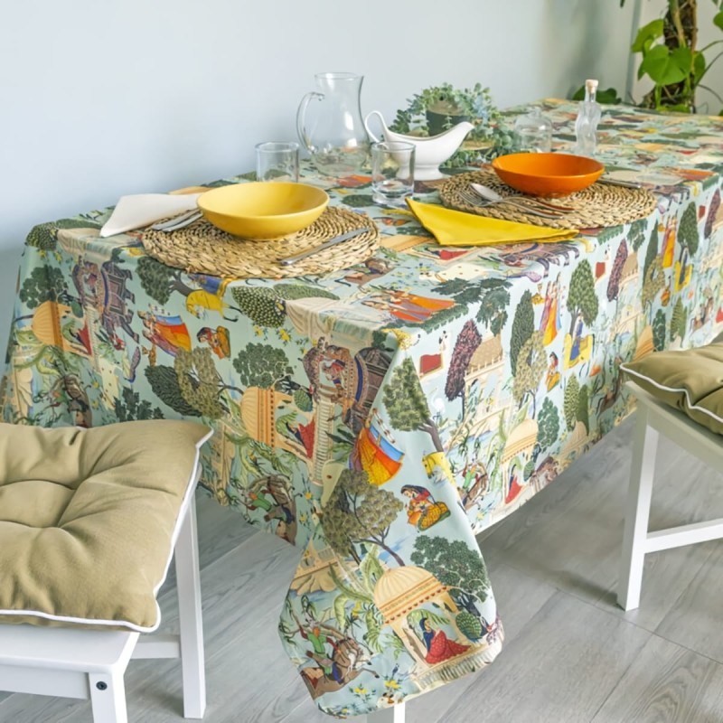 India - table cloth with napkins by Corredo Italiano® - various sizes