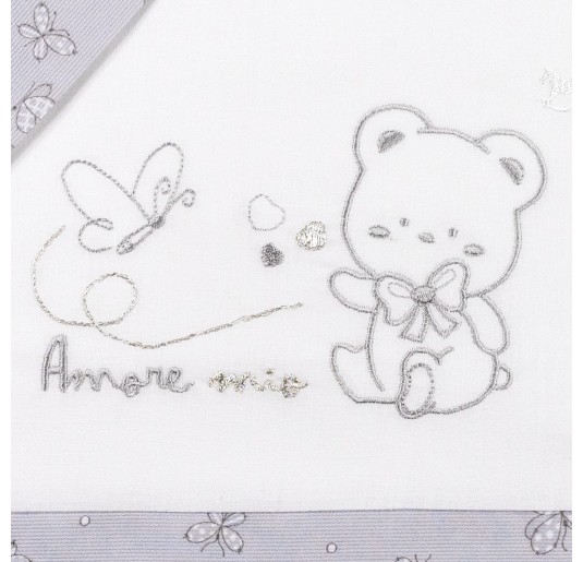 Cradle Pram sheet set Mio Piccolo LC945GR 2