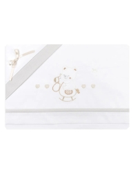 Cot Crib bed sheet set Mio Piccolo LL865