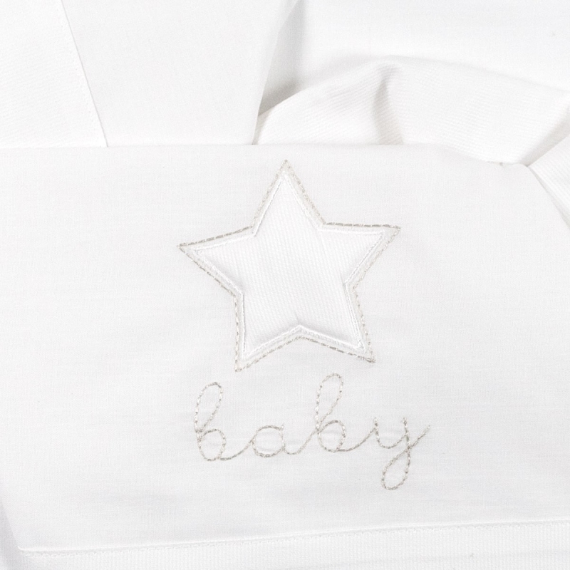 White Star - Set lenzuola culletta e...