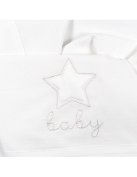 White Star - Set lenzuola culletta e carrozzina Bruco Bruco EC0192BB