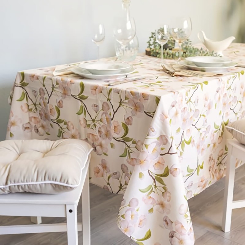 Nature - tablecoth with napkins x12