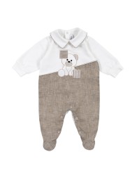 Coordinated newborn cotton & Linen layette Teneri & Belli B251