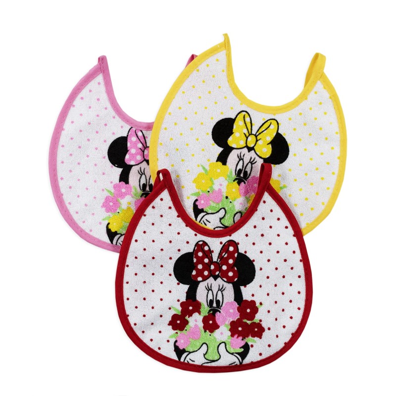Minnie - Set 3 bavaglini antimacchia Disney C9551