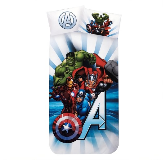 Avengers - completo lenzuola cotone 1 posto Marvel 524804 2