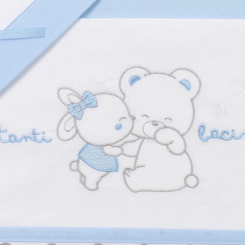 Tanti Bacini - Set lenzuola culletta... Tanti Bacini - Set lenzuola culletta...