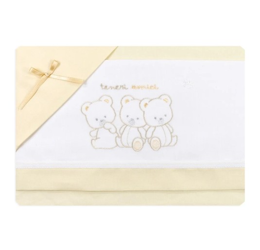 Little Bears - Cot Crib bed sheet set Mio Piccolo LL944 2