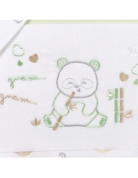 Gnam Gnam - Set lenzuola per culla lettino Mio Piccolo LL951