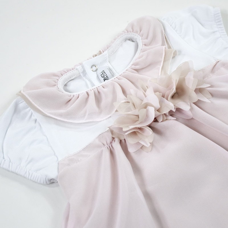 Cotton and chiffon romper by Teneri &...