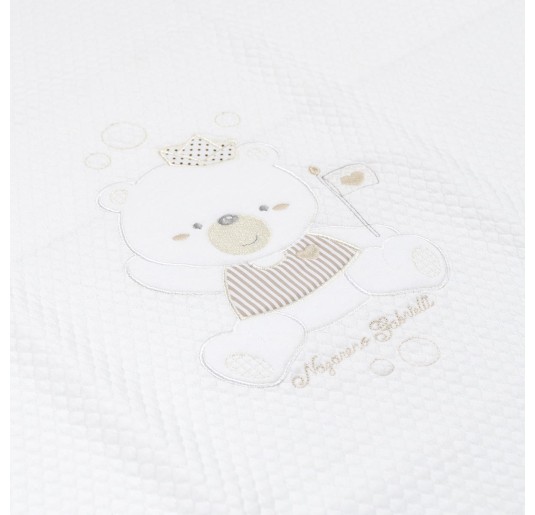 Copertina in tessuto rombino per culletta Nazareno... 2