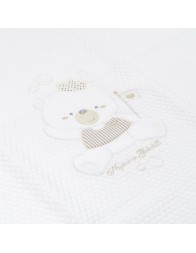 Copertina in tessuto rombino per culletta Nazareno Gabrielli NG4201PA