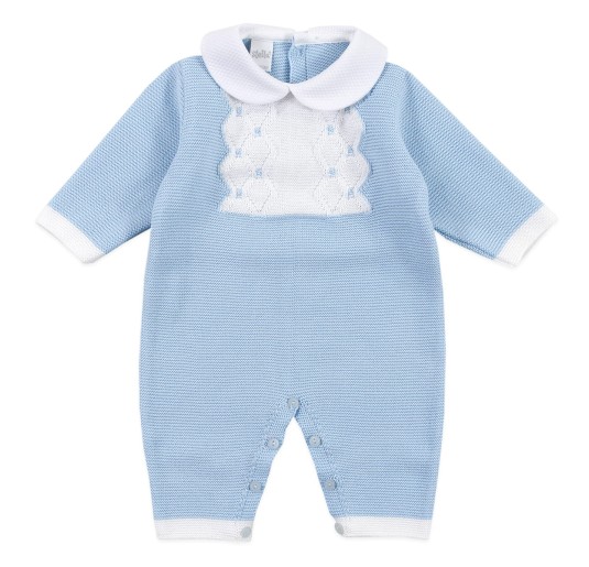 Coordinato bauletto corredino neonato in filo cotone by... 2