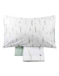 Felci e Fiori - Completo Lenzuola Copriletto