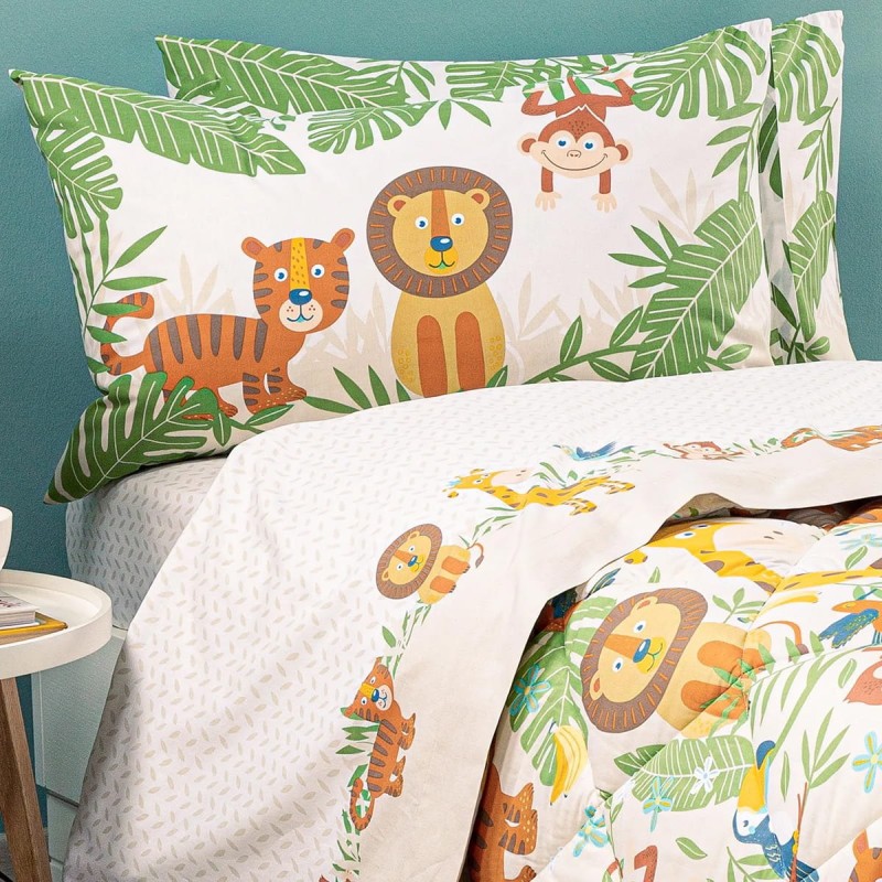 Tropical - set lenzuola cotone Caleffi letto 1 posto
