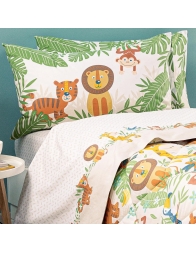 Tropical - single bed sheet set by Caleffi
