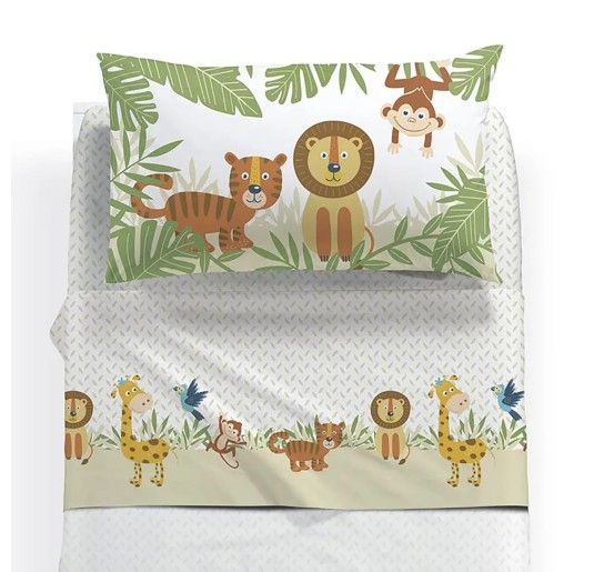 Tropical - set lenzuola cotone Caleffi letto 1 posto 2