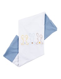 Bunnies - Coordinated baby layette cotton Le Chicche BA5760